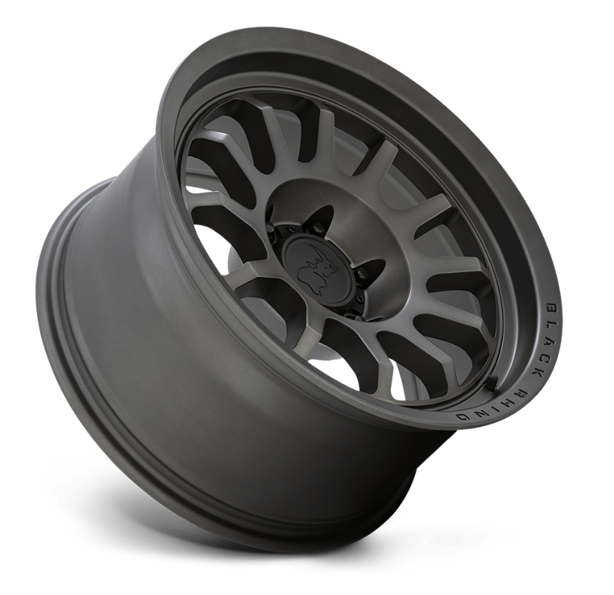 18x9.0 Black Rhino Rapid Matte Brushed Gunmetal