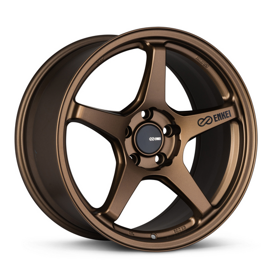 18x9.5 Enkei TS-5, 5x120 45mm Offset 73mm Bore Matte Bronze