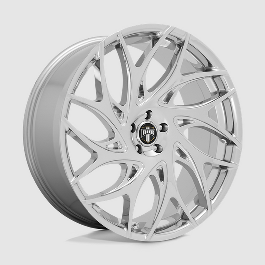 20x9.0 DUB S258 G.O.A.T. / 5x127 / ET+35mm / Chrome / Bore 71.50 / 2000 Load