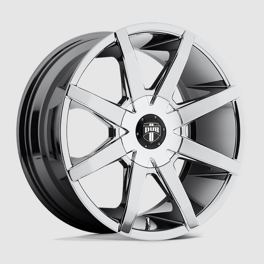 20x8.5 DUB S201 Push / 6x120/6x132 / ET+35mm / Chrome Plated / Bore 74.50 / 2200 Load