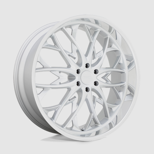 22x9.5 DUB S264 OG / 6x139.7 / ET+25mm / Silver w/Diamond Cut Lip / Bore 106.10 / 2500 Load