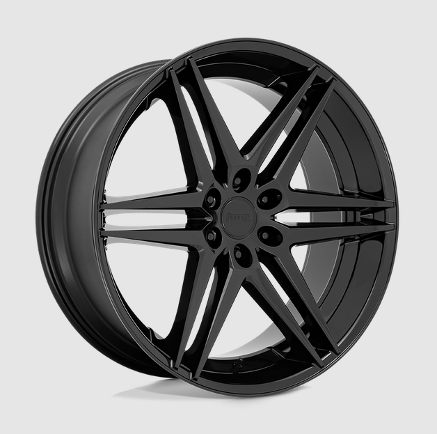 24" DUB S268 Dirty Dog / All Glossy Black