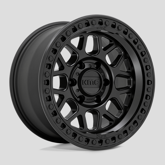 20x9.0 KMC GRS KM549 Satin Black