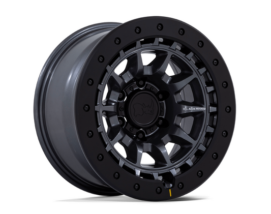 17x8.5 Black Rhino Tusk BR016 Matte Gunmetal