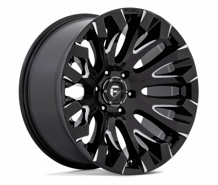 18x9.0 Fuel Quake D828 Gloss Black Milled