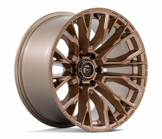 17x9.0 Fuel Rebar 6 D850 Platinum Bronze Milled