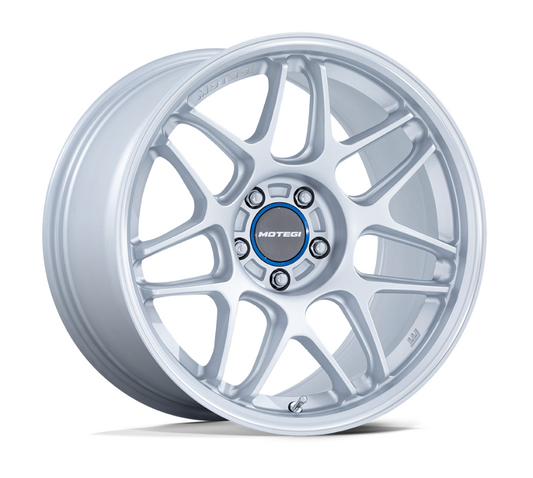 18x8.5 Motegi Tsubaki MR158 Hyper Silver w/Machined Lip