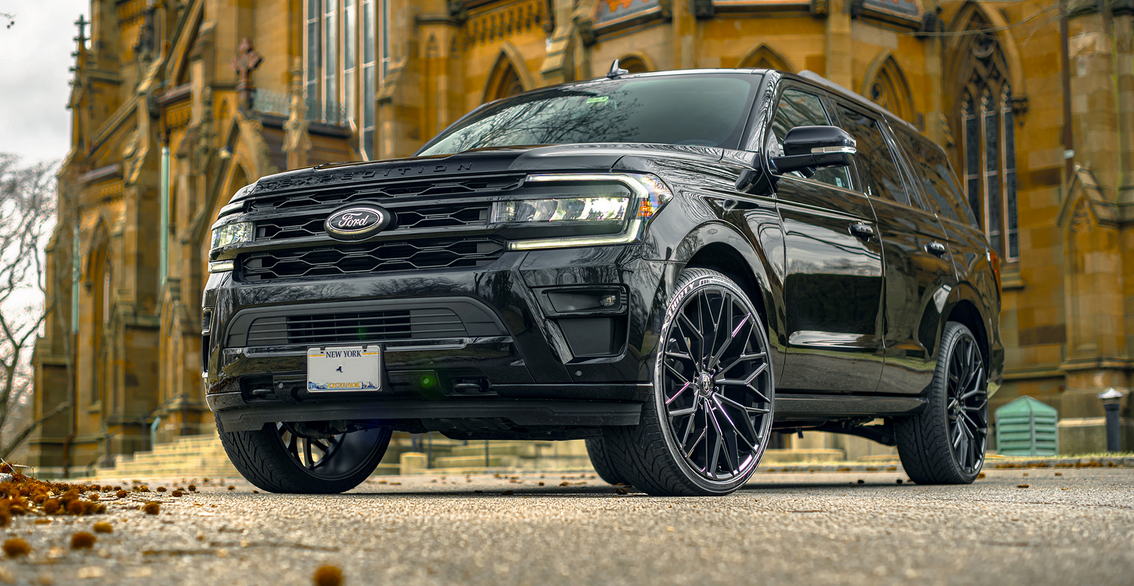 22x9.5 Asanti Mogul 6 / Gloss Black w/Machined Face