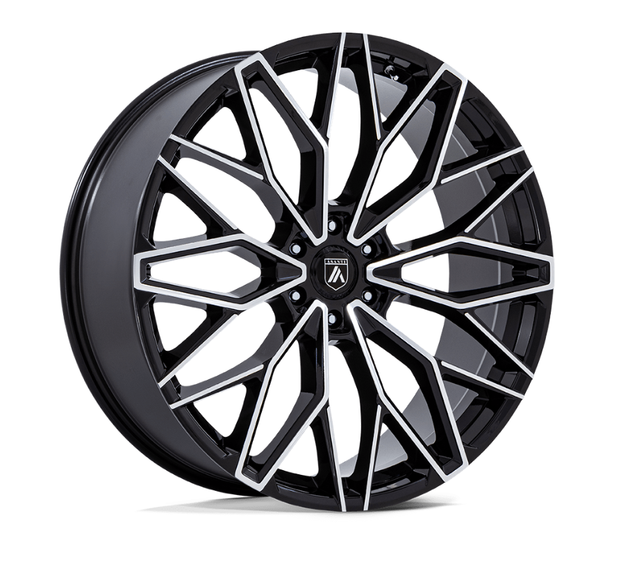 26x10 Asanti Mogul 6 / Gloss Black w/Machined Face