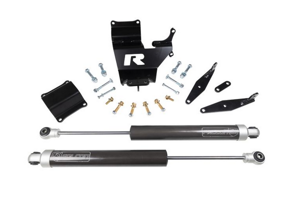 ReadyLift Dual Steering Stabilizer w/Falcon 2011-2022 Ford Super Duty F-250/F-350 (4WD)