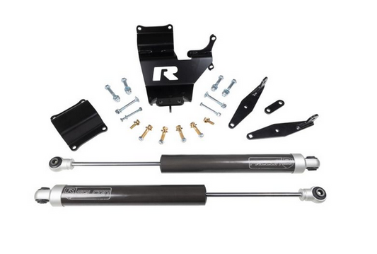 ReadyLift Dual Steering Stabilizer w/Falcon 2011-2022 Ford Super Duty F-250/F-350 (4WD)