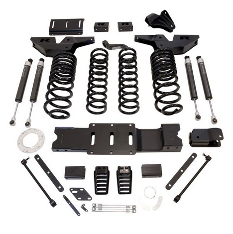 ReadyLift 6" Lift Kit w/Falcon Shocks & Ring & Corssmember 2019-2024 Ram 2500 4WD Standard Output Diesel Motor