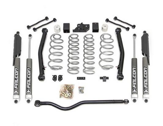 ReadyLift Terrain Flex 2-Arm Kit With Falcon 2.1 Monotube Shocks 2018-2023 Jeep JL Wrangler (3.5" Front 3.5" Rear)