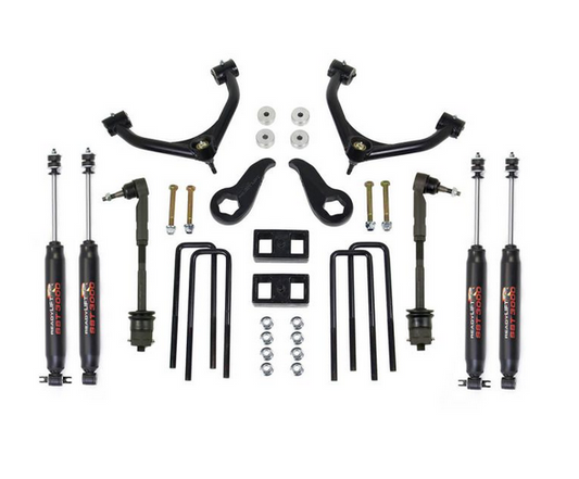 ReadyLift 3.5''F / 2"R SST Lift Kit w/Tow Block & w/SST3000 Shocks 2011-2019 GM Silverado / Sierra 2500HD