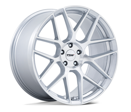 20x9.0 TSW Lasarthe Gloss Silver Machined