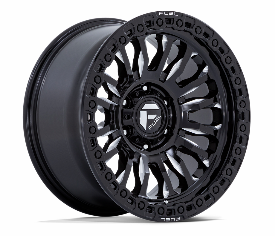 17x9.0 Fuel Rincon SBL FC857BE 5x127 Gloss Black Milled