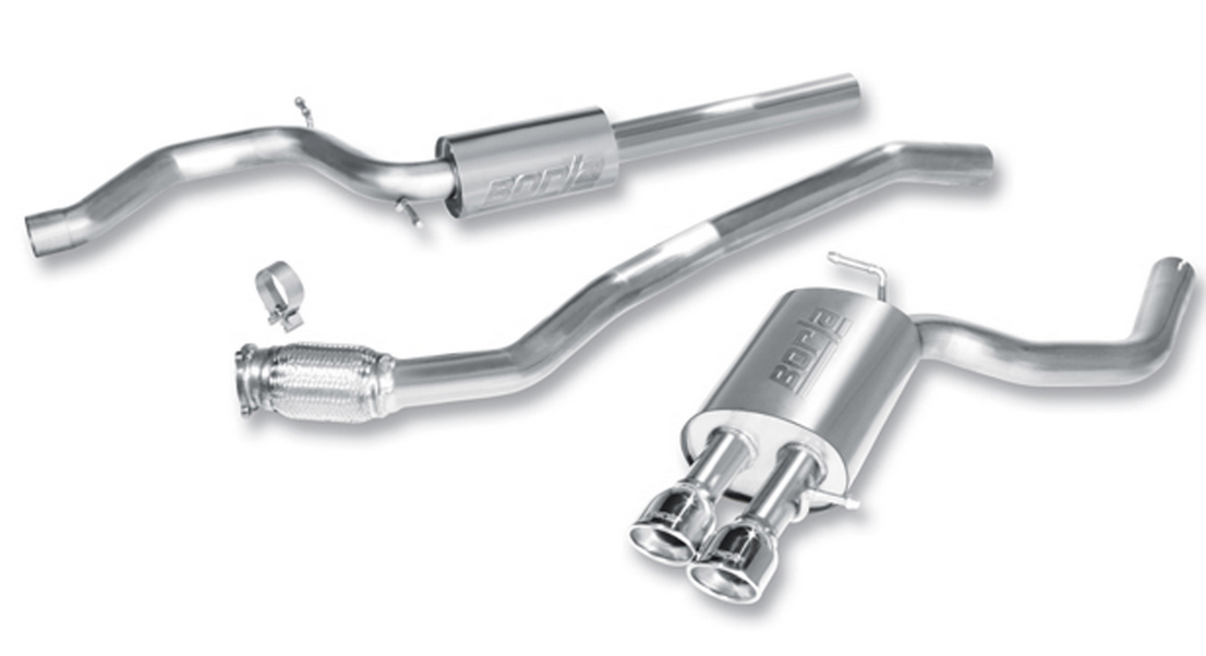 Borla S-Type Cat-Back Exhaust System 2009-2016 Audi A4 Quattro 2.0L, 4 Cylinder