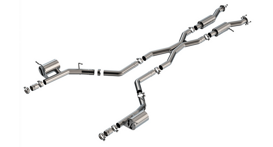 Borla S-Type Cat-Back Exhaust 2021–2024 Dodge Durango SRT Hellcat 6.2L V8 (Reuse O.E. Tips)