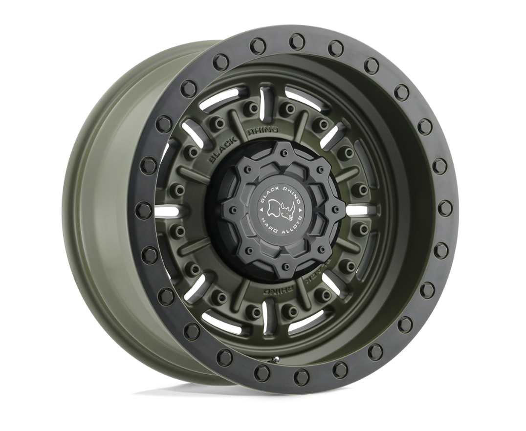 17x8.5 Black Rhino Abrams Olive Drab Green