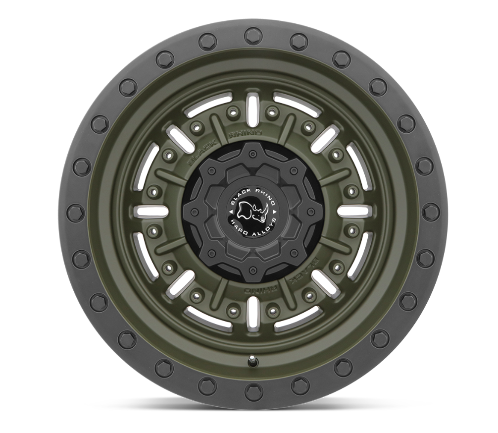 17x8.5 Black Rhino Abrams Olive Drab Green