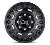 17x9.5 Black Rhino Axle Matte Black Wheel