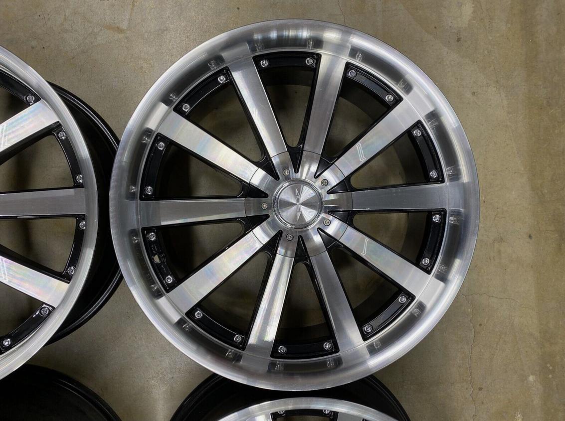 20x8.5 Ace Executive C853 ET32 Black/Machined 5x112