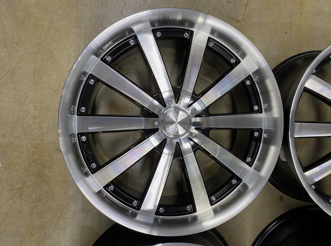 20x8.5 Ace Executive C853 ET32 Black/Machined 5x112