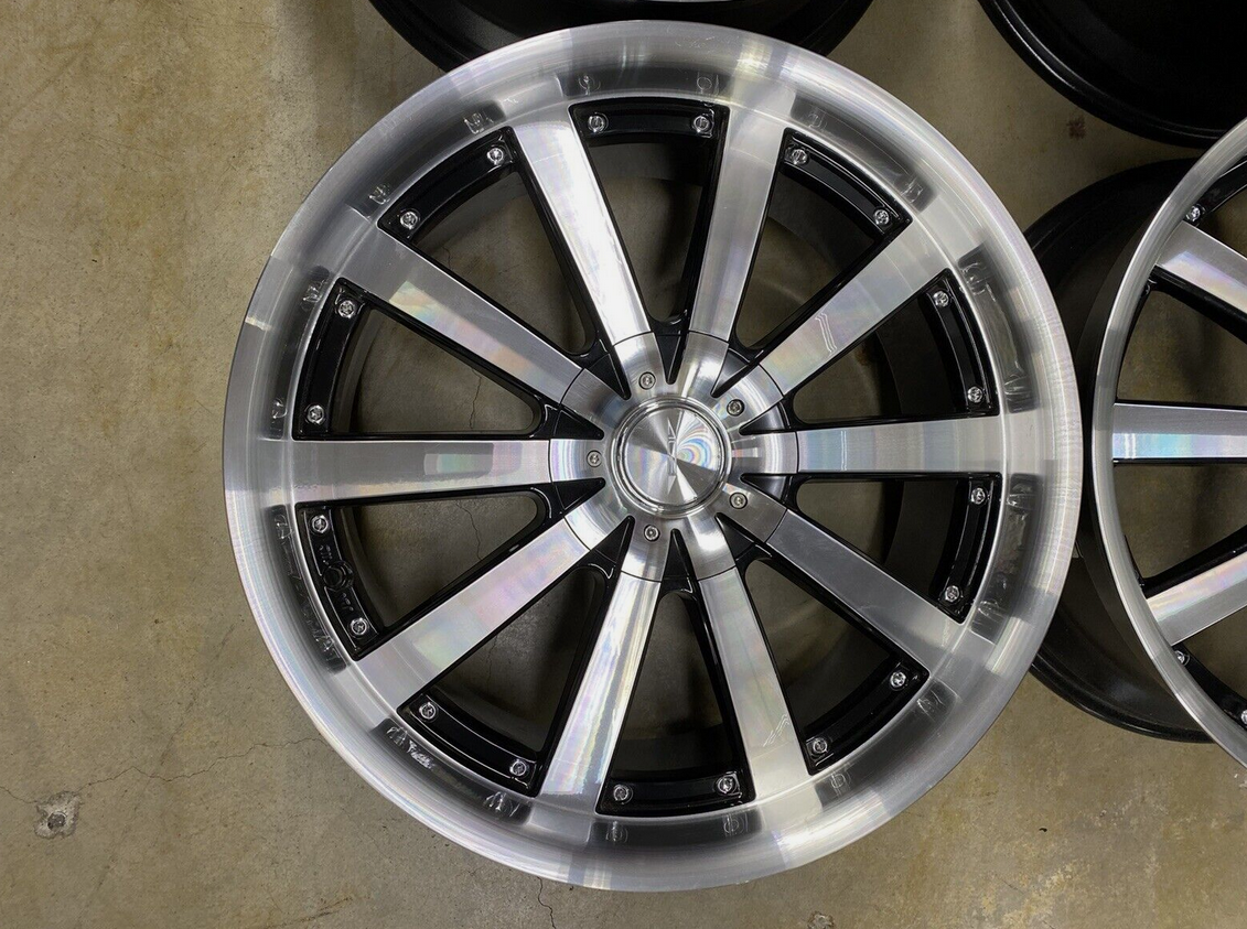 20x8.5 Ace Executive C853 ET32 Black/Machined 5x112