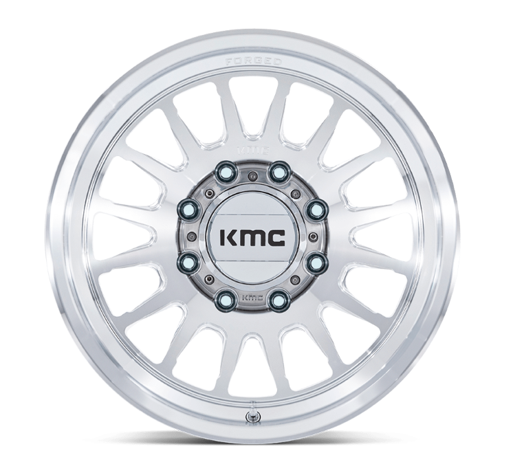 17x8.5 KMC Impact Forged Monoblock KM447 Raw Machined