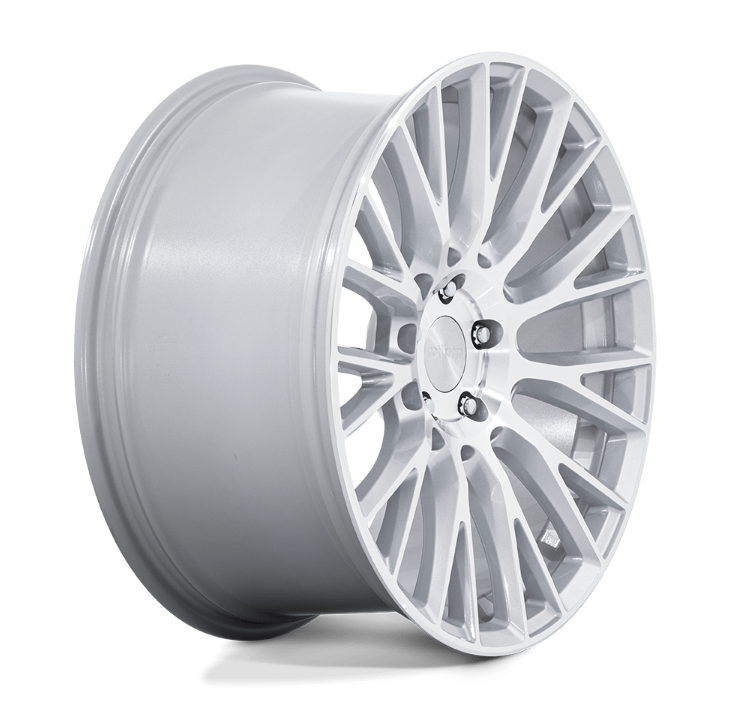 19x10 Rotiform LSE Gloss Silver w/ Machined Face