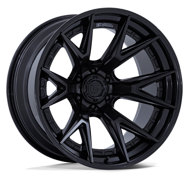 22x10 Fuel Catalyst Matte Black w/ Gloss Black Lip