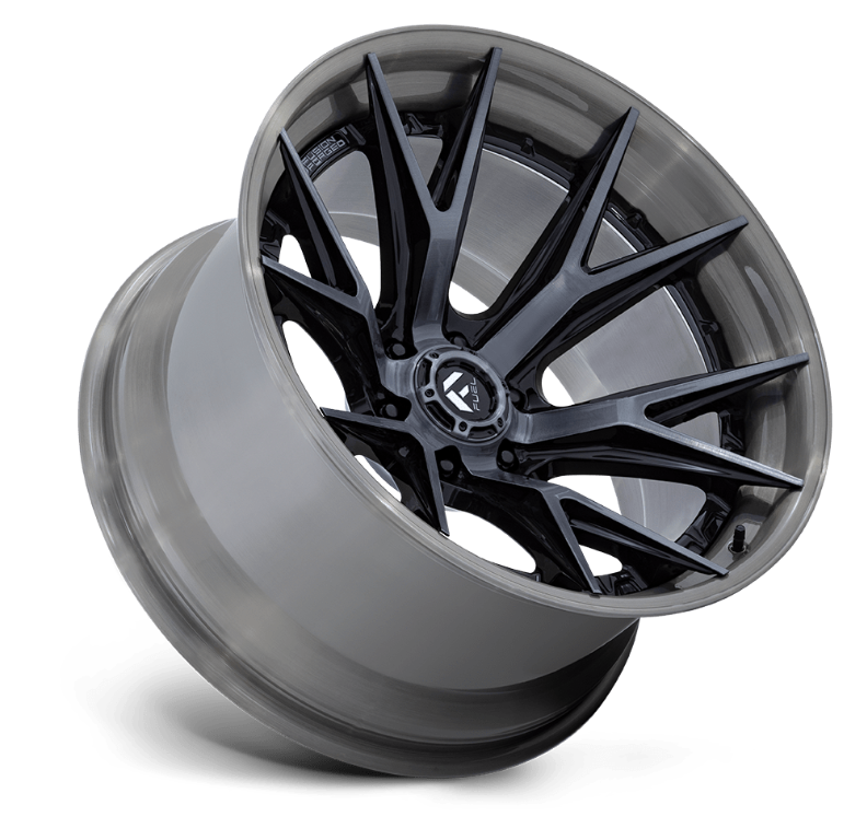 20x9.0 Fuel Catalyst Gloss Black Brushed Dark Tint