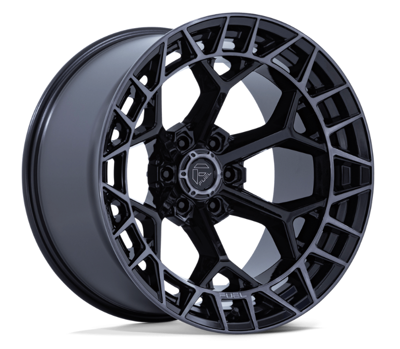 20x9.0 Fuel Charger FC873 Gloss Black Brushed Dark Tint