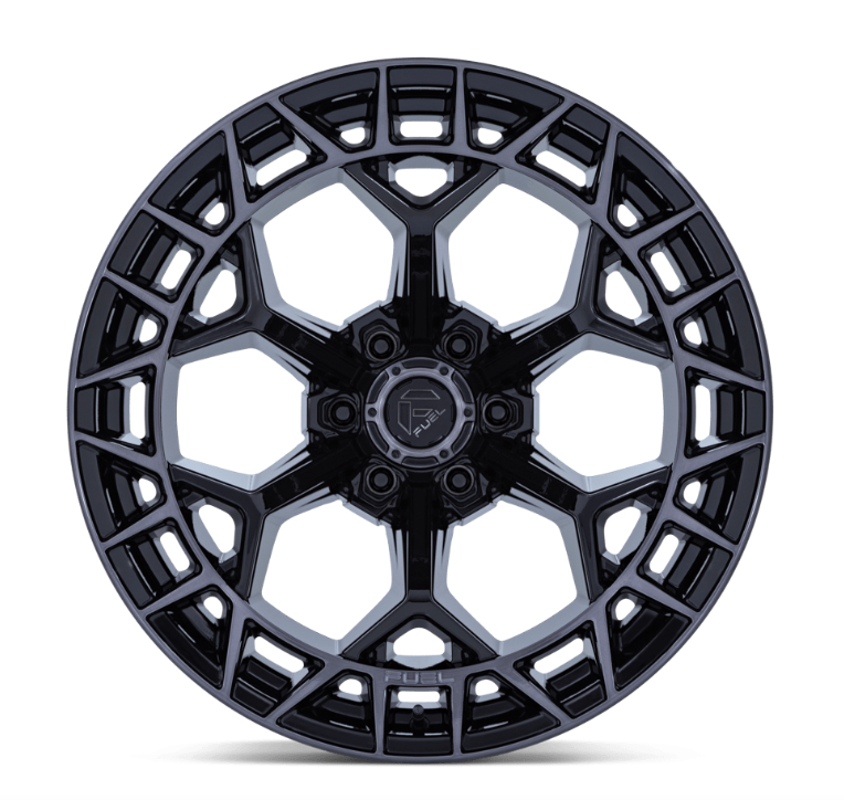 20x9.0 Fuel Charger FC873 Gloss Black Brushed Dark Tint