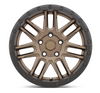 18x8.0 Black Rhino Arches / 5x108 / 30mm / 76.10 CB Bronze w/Black Ring