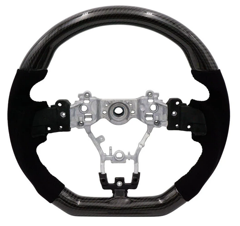 Blox Racing Carbon/Alcantara Steering Wheel - Subaru 2015-2021 WRX/STI