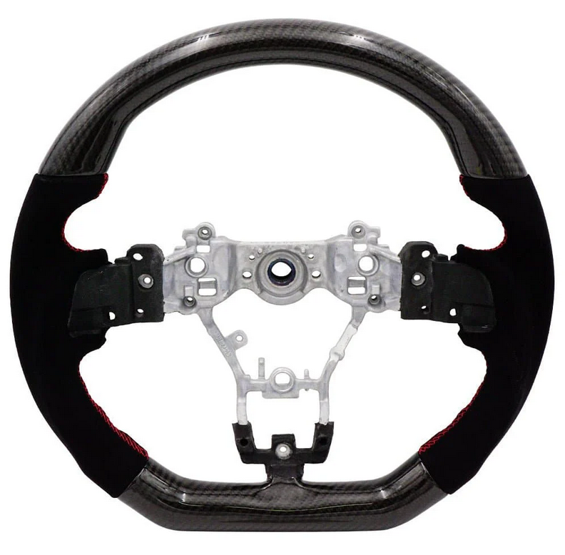 Blox Racing Carbon/Alcantara Steering Wheel - Subaru 2015-2021 WRX/STI