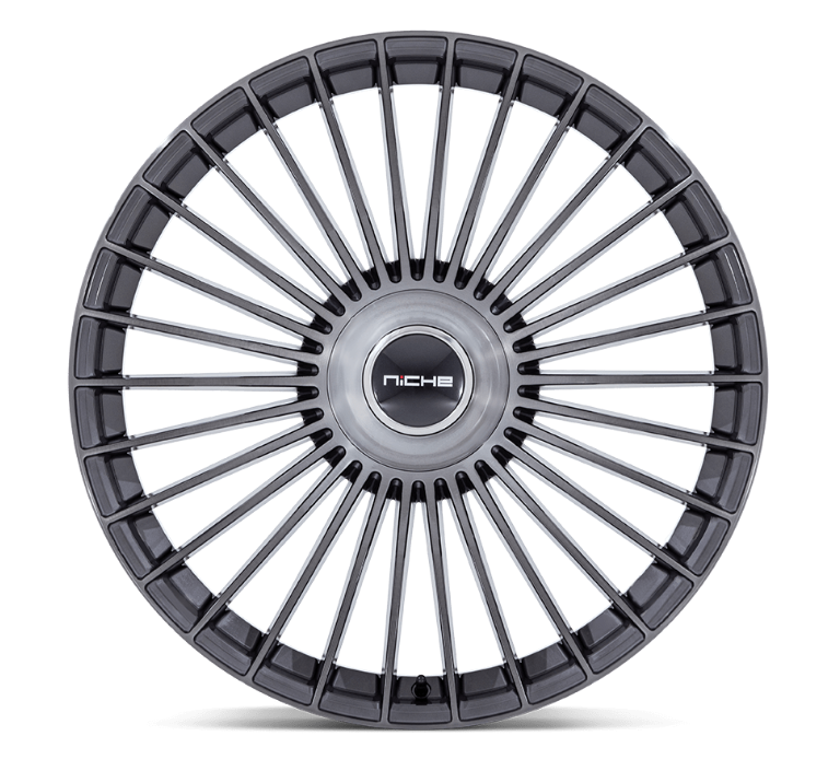 20x9.0 Niche NC282 Serene Gloss Titanium Brushed