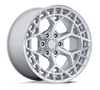 17x9.0 Fuel Charger FC873 Gloss Silver w/Machined Face