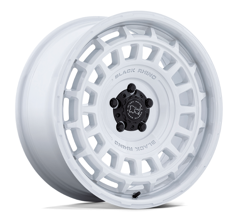 20x8.5 Black Rhino BR024 AWOL Gloss White / 5x120 / 25mm Offset / 74.10 Bore