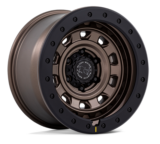 17x9.0 Black Rhino Xplorer BR023 Burnt Bronze w/ Matte Black Lip