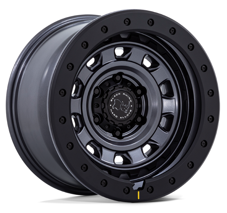 17x9.0 Black Rhino Xplorer BR023 Matte Gunmetal w/ Matte Black Lip