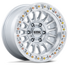 17x8.5 KMC IMS KM552 Gloss Silver w/ Machined Face