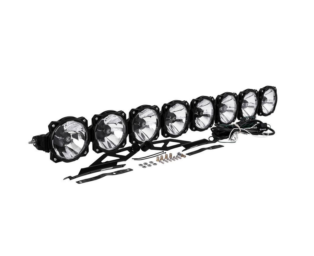 KC HiLiTES 50" Pro6 Gravity LED - 8-Light - Light Bar System - 160W Combo Beam - 2005-2023 Toyota Tacoma