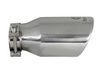 aFe Takeda 304 Stainless Steel Clamp-On Exhaust Tip 2.5in. Inlet / 4in. Outlet / 8in. L - Polished