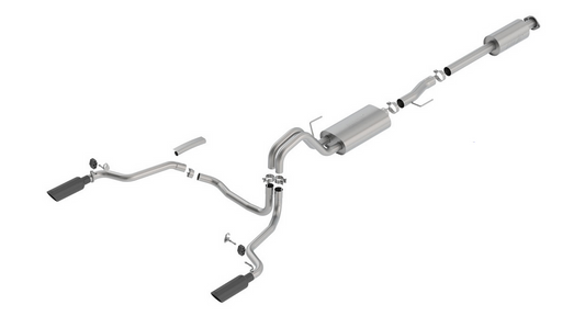 Borla Black Chrome Exhaust System 2015-2020 Ford F-150 With 2.7L/3.5L/5.0L Engines