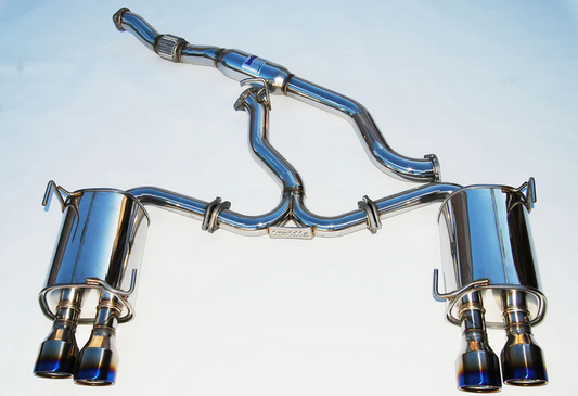 Invidia Q300 Cat-Back Exhaust 2011-2014 Subaru WRX/STI Sedan (Titanium Tips)