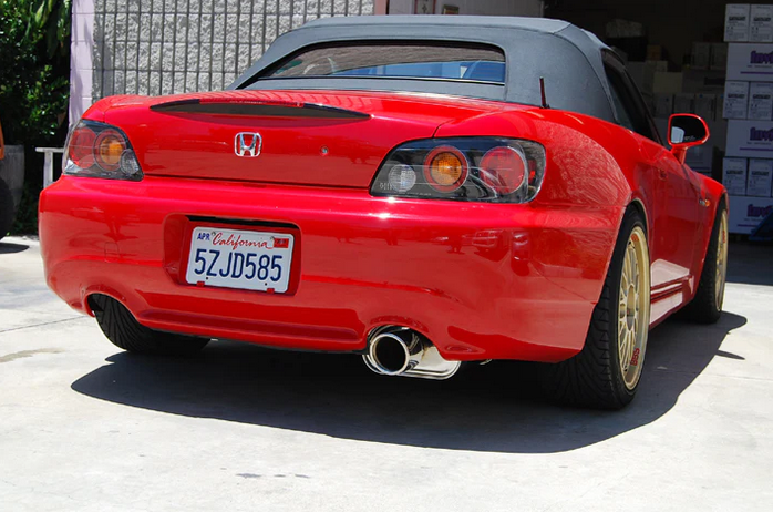 Invidia Q300 Cat-Back Exhaust 2000-2009 Honda S2000 Single Right Side Exit (SS tips)