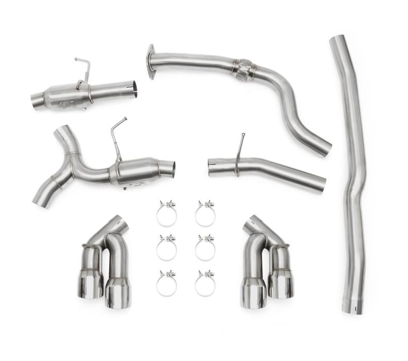 Mishimoto Quad Tip Pro Cat-Back Exhaust 2016+ Chevrolet Camaro (2.0T)