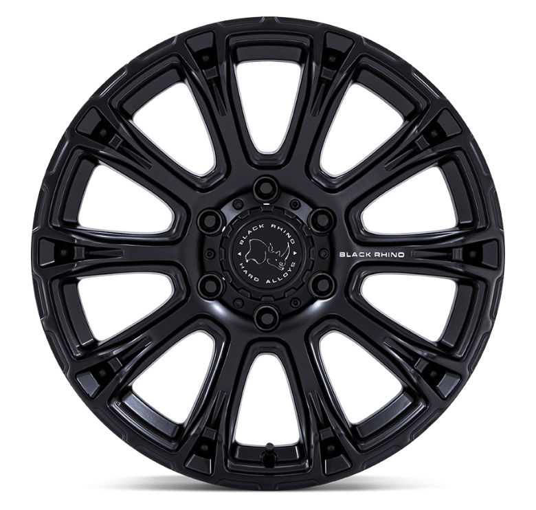 17x8.5 Black Rhino Diamondback Matte Black